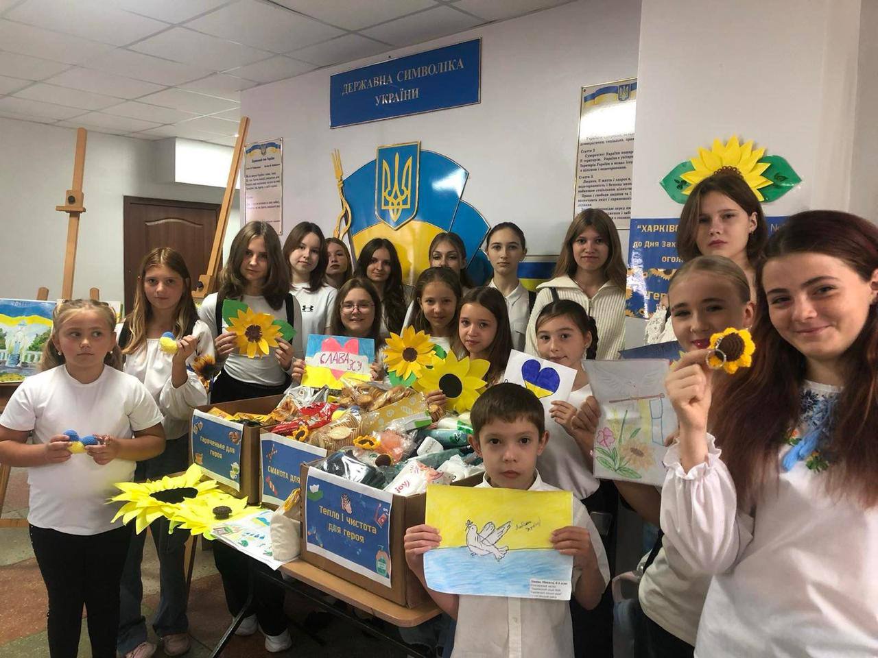 Привітали представників 5 Слобожанської бригади «СКІФ» учні та освітяни міста: Новини Харкова